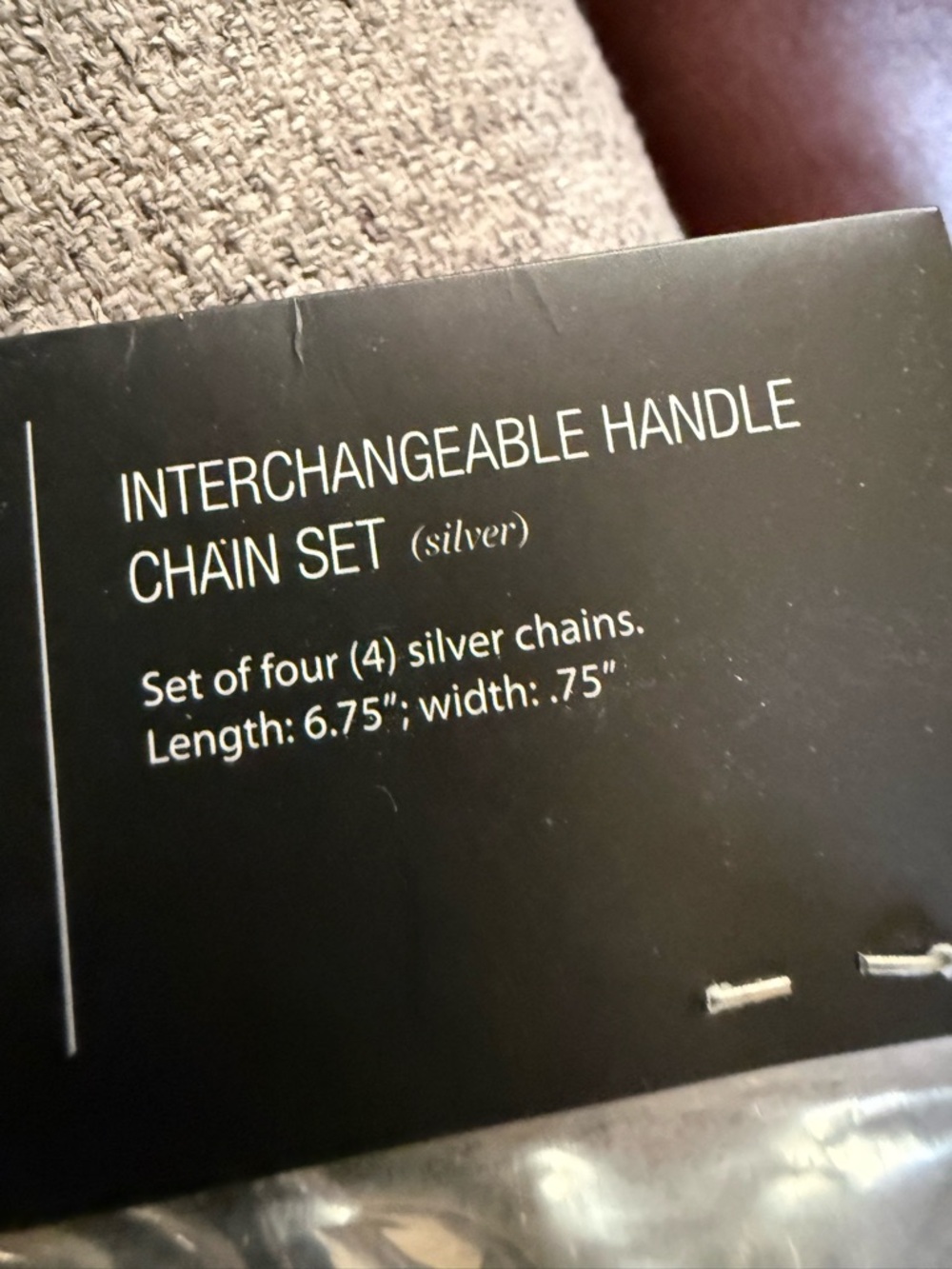 Miche Silver Interchangeable Handle Chain Set - Picture 3 of 3